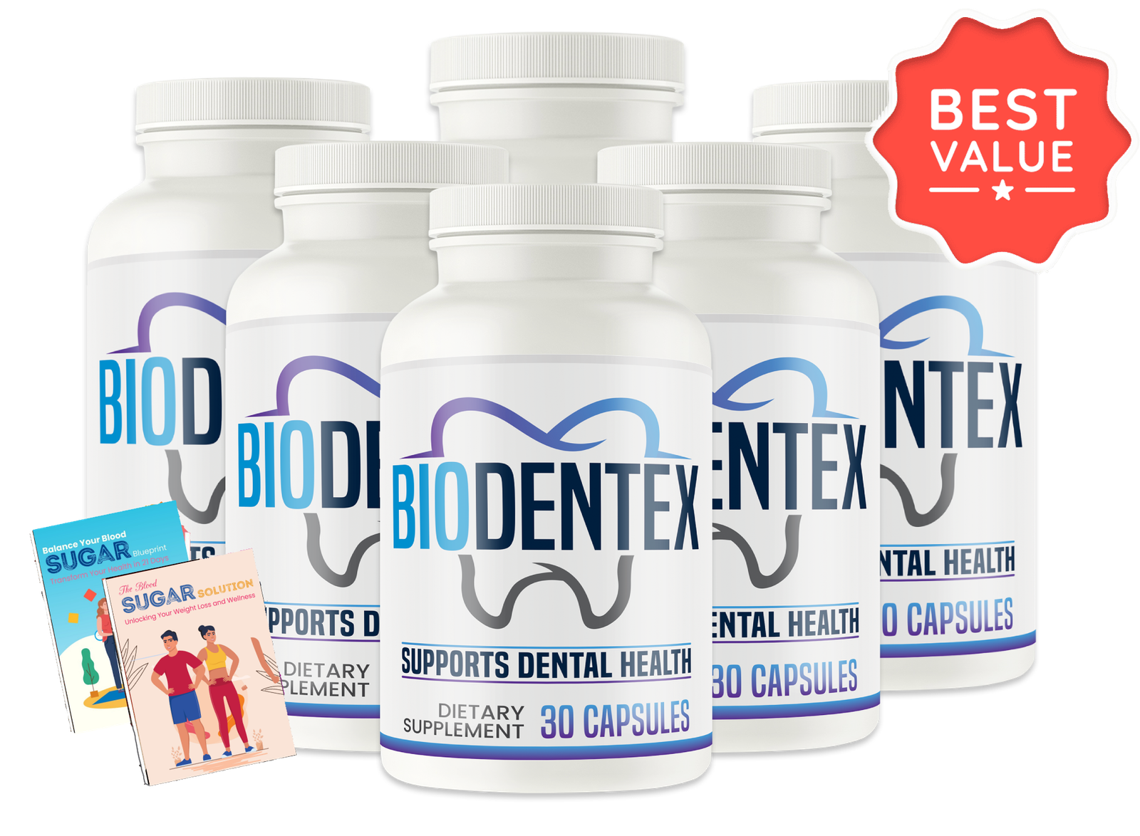 BioDentex Supplement Bottles
